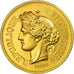 France, Médaille, Chambre de Commerce de Rouen, Cérès, Oudiné, SPL, Or