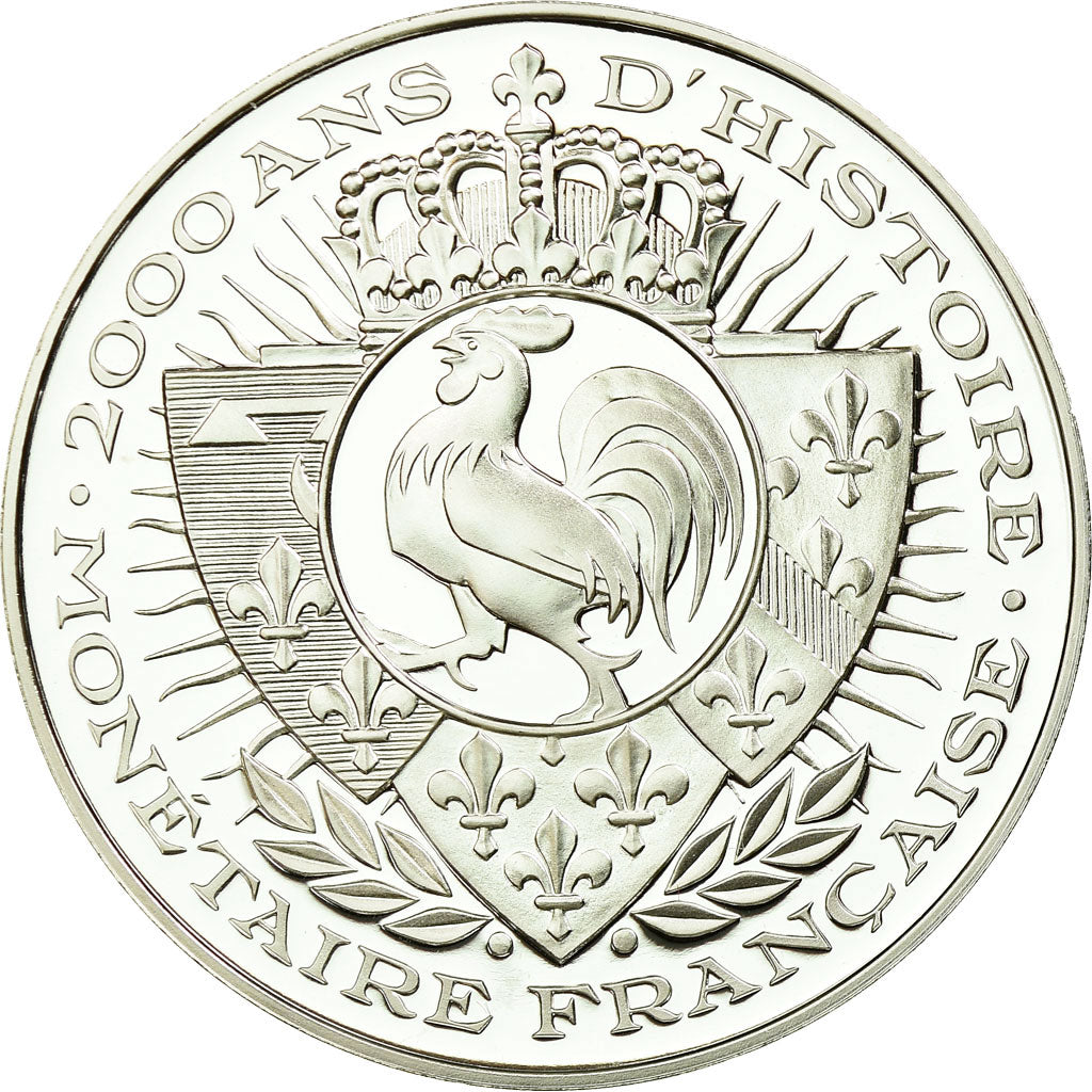 France, Medal, Histoire Monétaire, 10 Francs Mathieu, MS(65-70), Silver