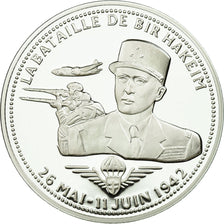 France, Medal, La Bataille de Bir Hakeim, MS(65-70), Silver