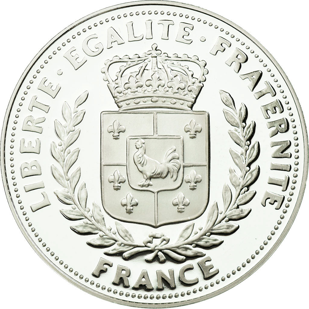 France, Medal, La Bataille de Bir Hakeim, MS(65-70), Silver