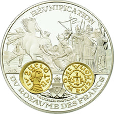 France, Médaille, Histoire Monétaire, Trémissis, Clotaire, FDC, Argent