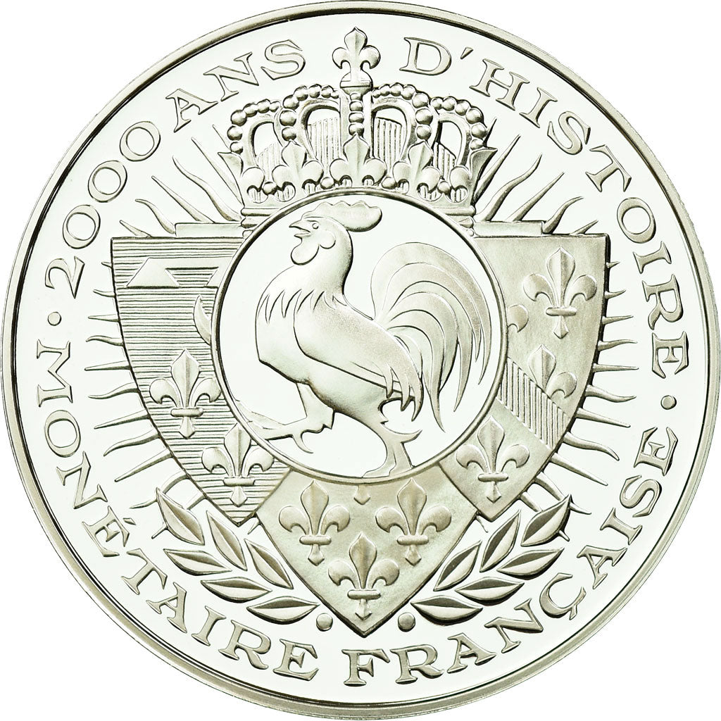 France, Medal, Histoire Monétaire, Le Siècle des Lumières, MS(65-70), Silver