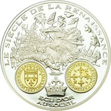 France, Medal, Histoire Monétaire, Renaissance, Ecu d'Or au Soleil, MS(65-70)