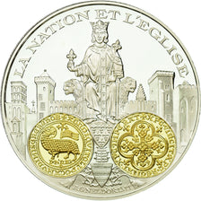 France, Medal, 2000 Ans d'Histoire Monétaire, Agnel d'Or, MS(65-70), Silver