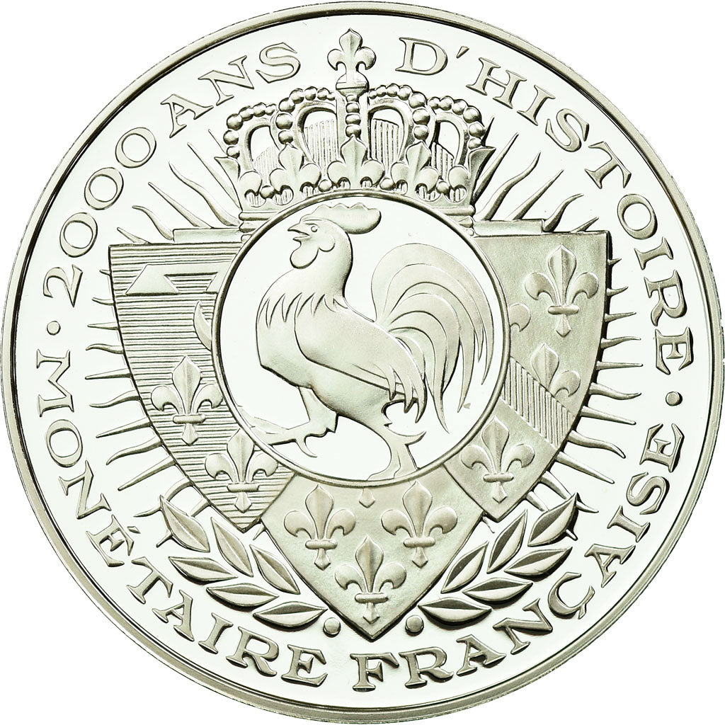 France, Medal, Histoire Monétaire, Gros Tournois, MS(65-70), Silver