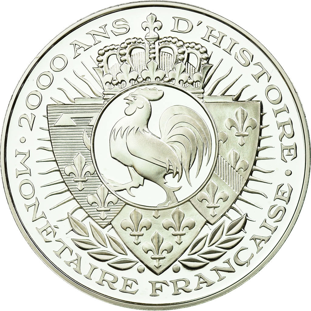 France, Medal, Histoire Monétaire, Obole Louis VIII, MS(65-70), Silver