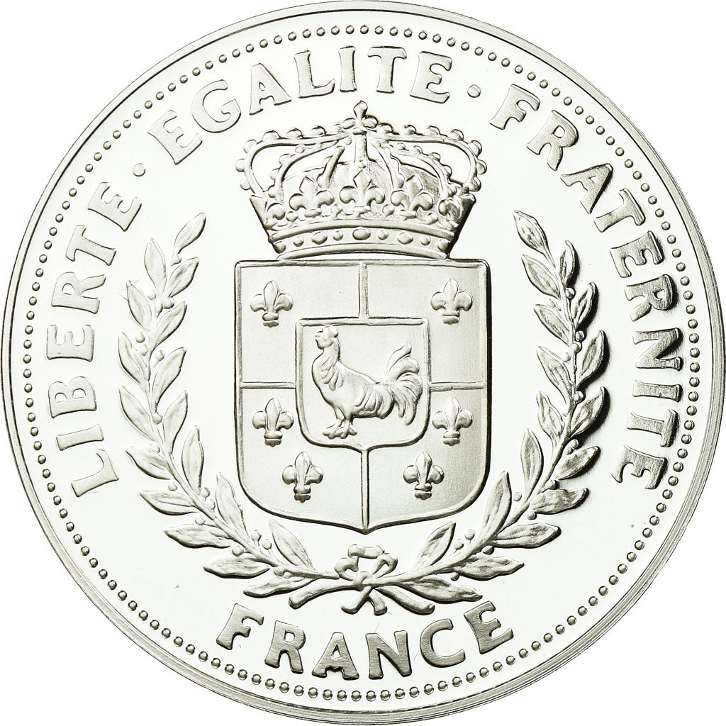 France, Medal, littérature, Alexandre Dumas, MS(65-70), Silver