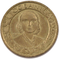 France, Colonial Exhibition, Token, 1931, AU(55-58), Copper, 20.03