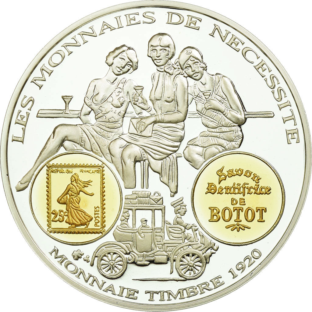 France, Médaille, Histoire Monétaire, Les Monnaies de Nécessité, FDC, Argent