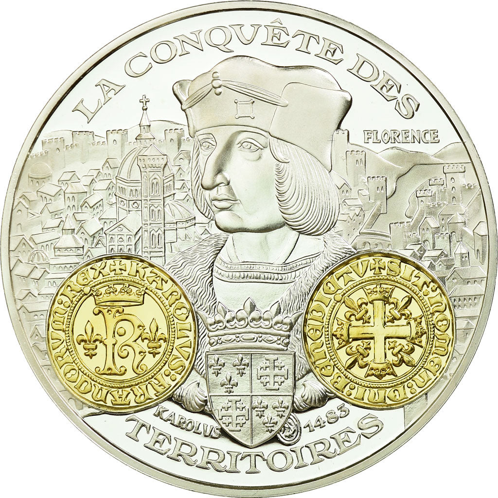 Francia, medaglia, Histoire Monétaire, La Conquête des Territoires, FDC