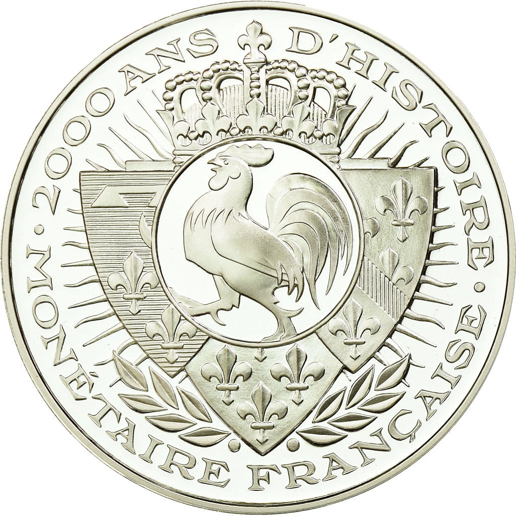 France, Médaille, Histoire Monétaire, 100 Francs Génie, FDC, Argent