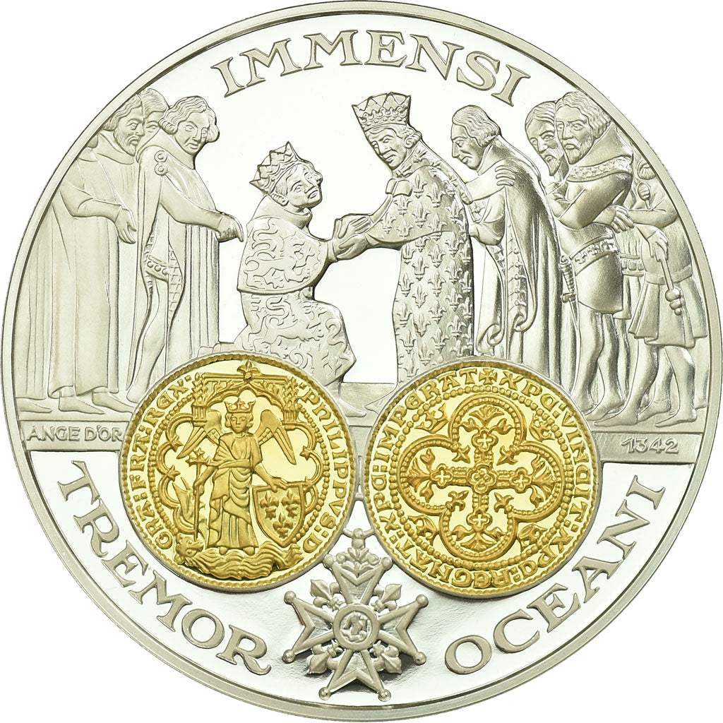 France, Médaille, Histoire Monétaire, l'Ange d'Or, FDC, Argent