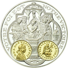 France, Medal, Histoire Monétaire, Triens, MS(65-70), Silver