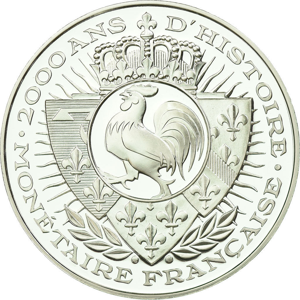 France, Medal, Histoire Monétaire, 20 Francs Marianne, MS(65-70), Silver