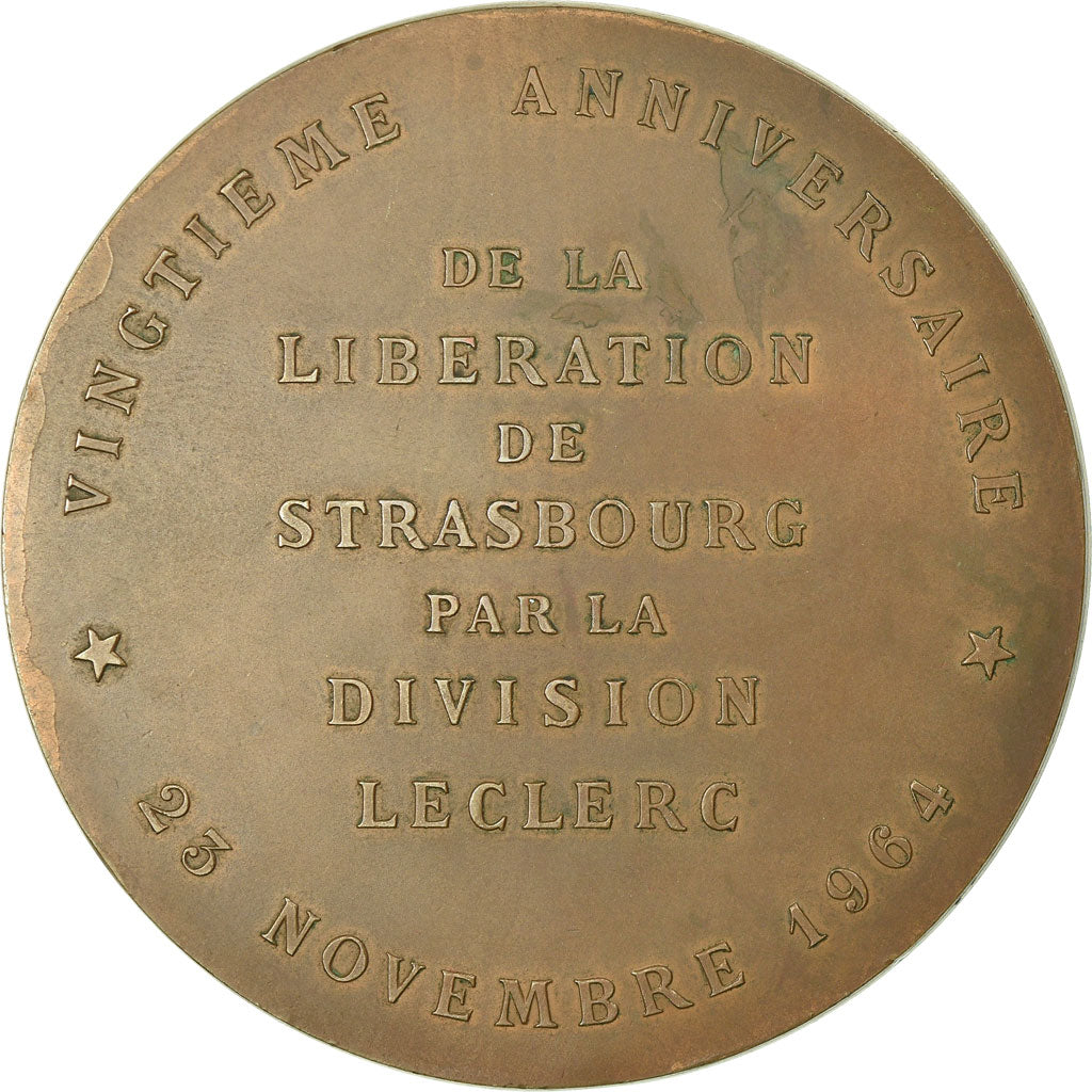 Frankreich, Medaille, 20 ème Anniversaire de la Libération de Strasbourg