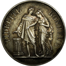 France, Jeton, Wedding, 1919, TTB, Argent