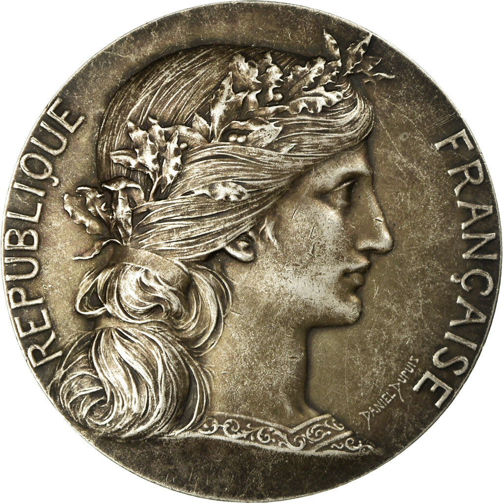 France, Médaille, Ministère de la Marine, Régates, Shipping, 1910, Marey