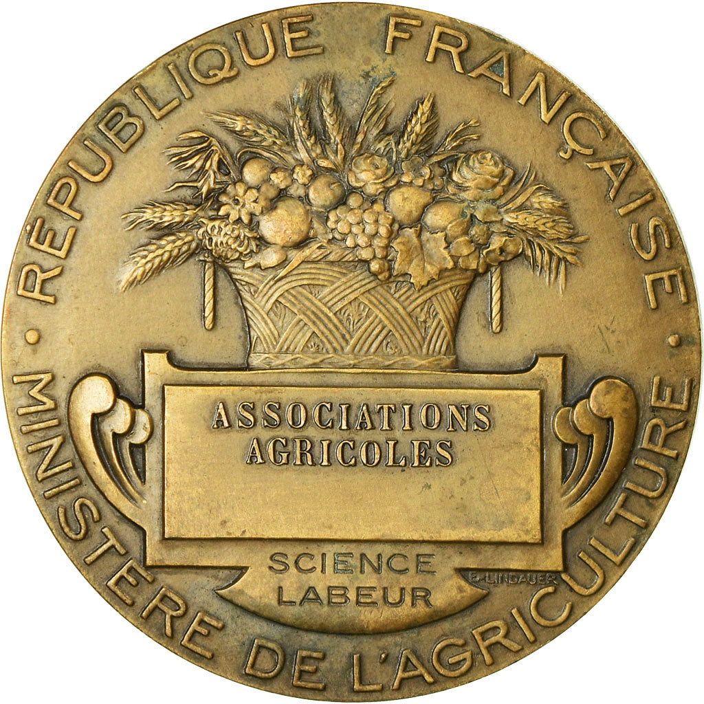 Frankreich, Medaille, Ministère de l'Agriculture, Associations Agricoles
