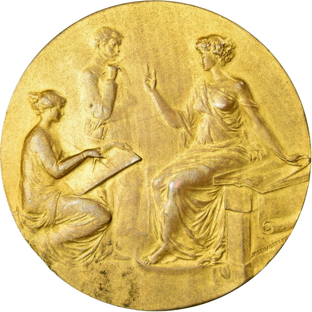 France, Médaille, Ville de Chauny, 1961, Legastelois, TTB+, Gilt Bronze