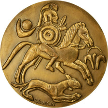France, Medal, Unesco, Sauvegarde des Monuments de Carthage, Tschudin