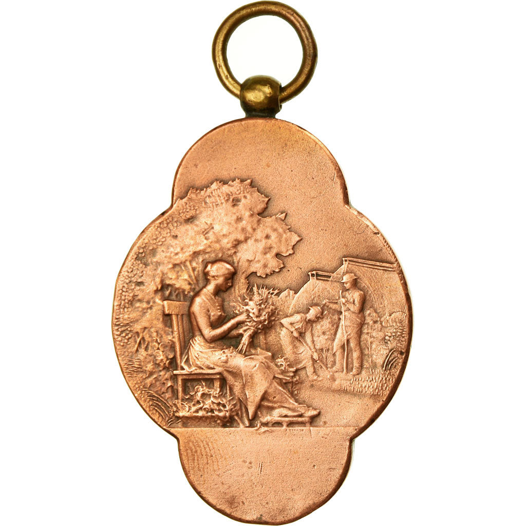 France, Medal, Horticulture, Jardins, AU(50-53), Copper