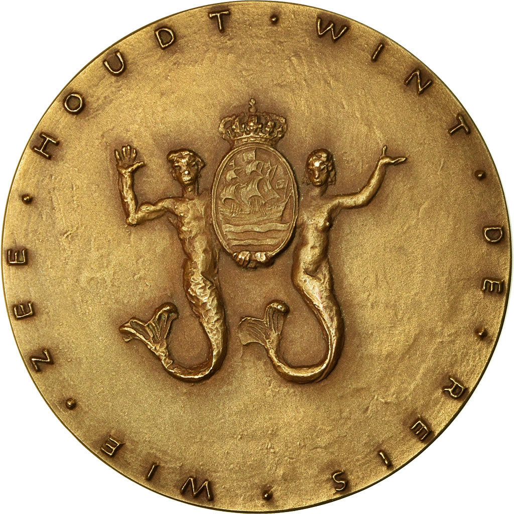 Netherlands, Medal, Koninklijke Nederlandsche Stoomboot, 1956, MS(64), Bronze