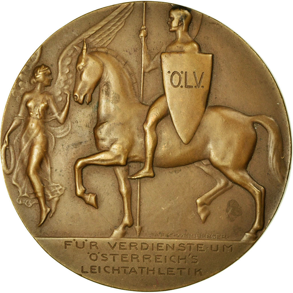Österreich, Medaille, Für Verdienste Um Osterreich's Leichtathletik, 1923