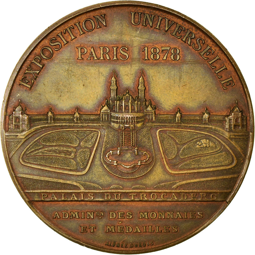 Frankreich, Medaille, Exposition universelle de Paris, 1878, Oudiné, VZ+