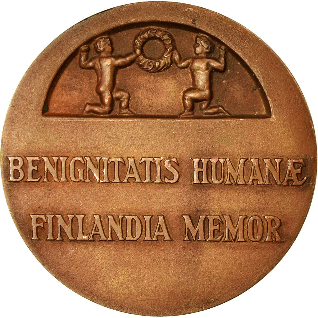 Finland, Medal, Benignitatis Humanae Finlandia Memor, MS(60-62), Bronze