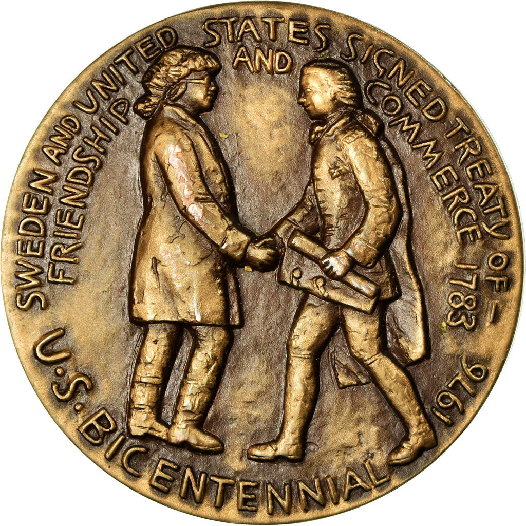 Sweden, Medal, Swedish Council of America, 1976, Wattenberg, MS(63), Bronze
