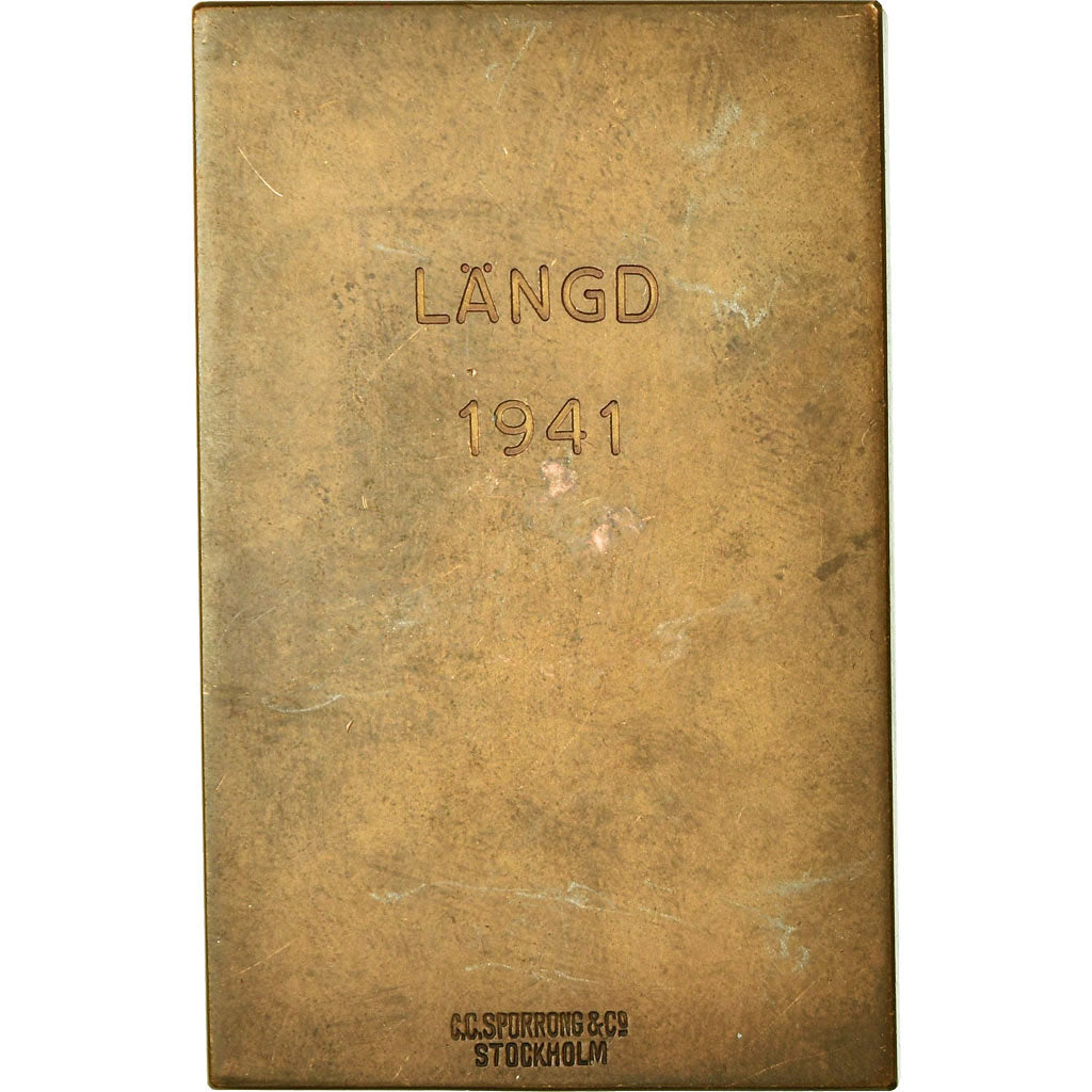 Zweden, Medaille, KlubbMästerskap, Stokholm, 1941, Sven kulle, PR+, Bronze