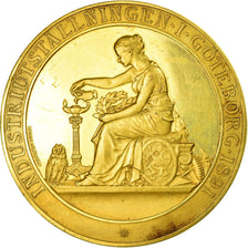 Suède, Médaille, Industriutsällningen I Göteborg, 1891, Lindberg, SUP