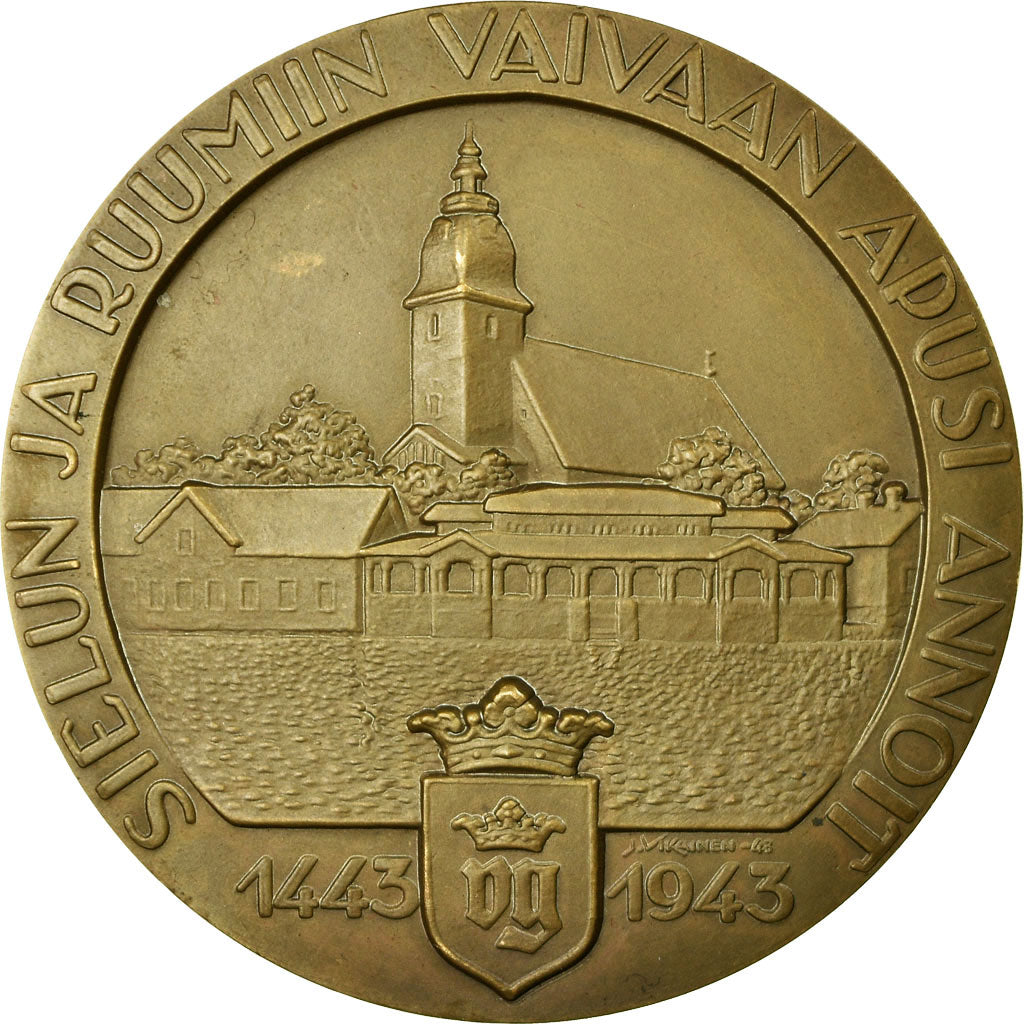 Finland, Medal, Sielun Ja Ruumiin Vaivaan Apusi Annoit, 1943, Vikainen, MS(63)