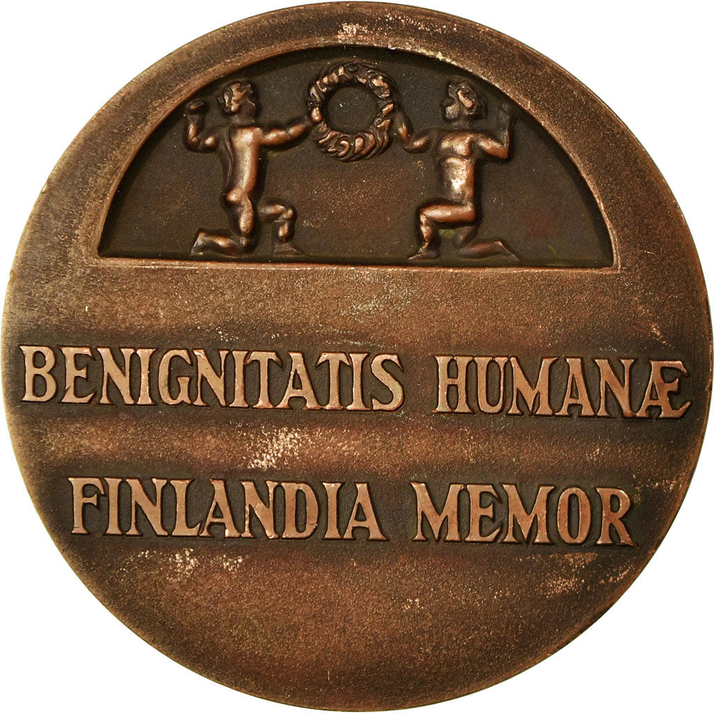 Finland, Medal, Benignitatis Humanae Finlandia Memor, AU(55-58), Bronze