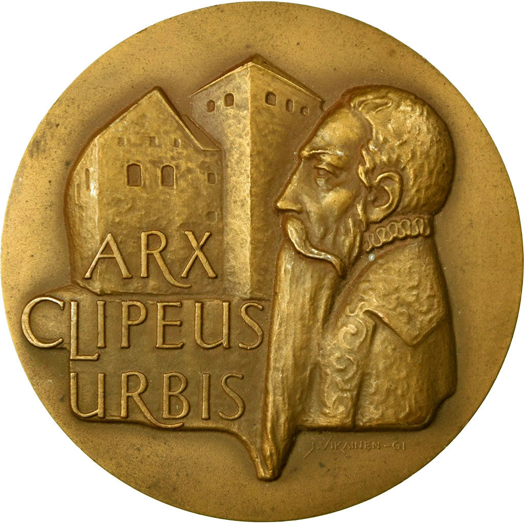 Finland, Medaille, Arx Clipeus Urbis, 1961, PR+, Bronze