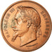Francja, Medal, Napoléon III, Empereur, Ponscarme, AU(55-58), Miedź