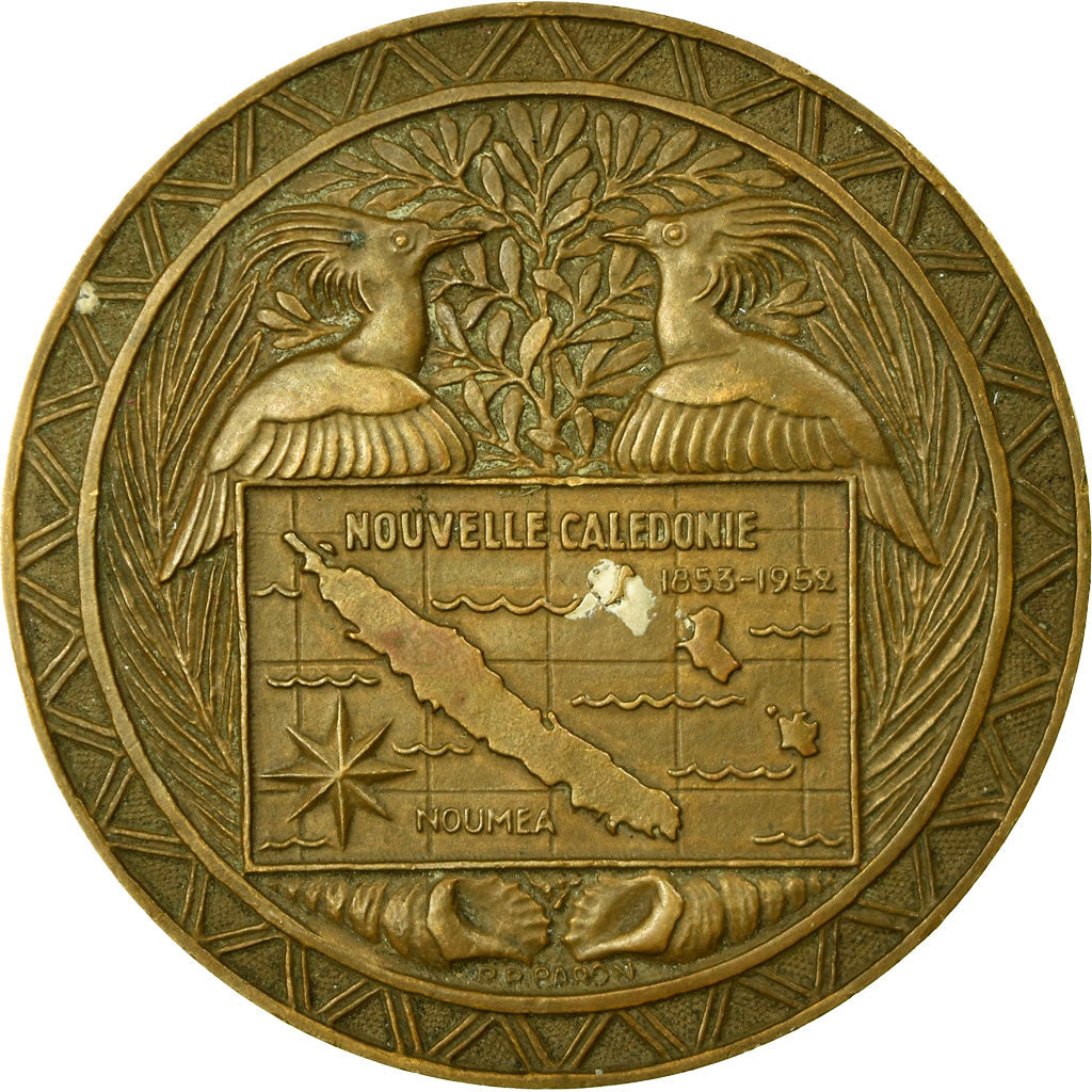 France, Medal, Compagnie des messageries maritimes Calédonien, 1952, Baron