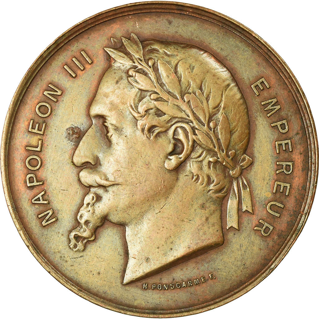 France, Médaille, Exposition universelle de Paris, 1867, Ponscarme, TTB+