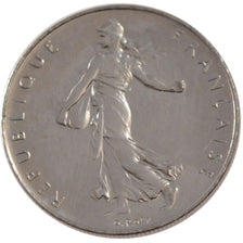 FRANCE, Semeuse, Franc, 2001, Paris, KM #925.1, MS(65-70), Nickel, 24, Gadoury..