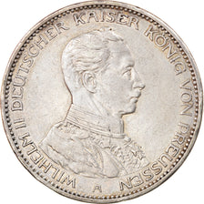Coin, German States, PRUSSIA, Wilhelm II, 3 Mark, 1914, Berlin, AU(50-53)