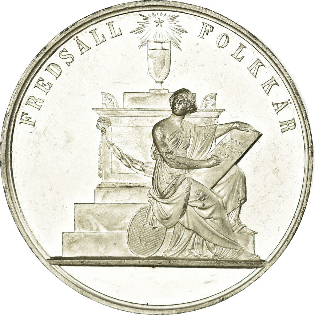Suède, Médaille, Carl XV, Roi de Suède et Norvège, History, Ahlborn, SUP