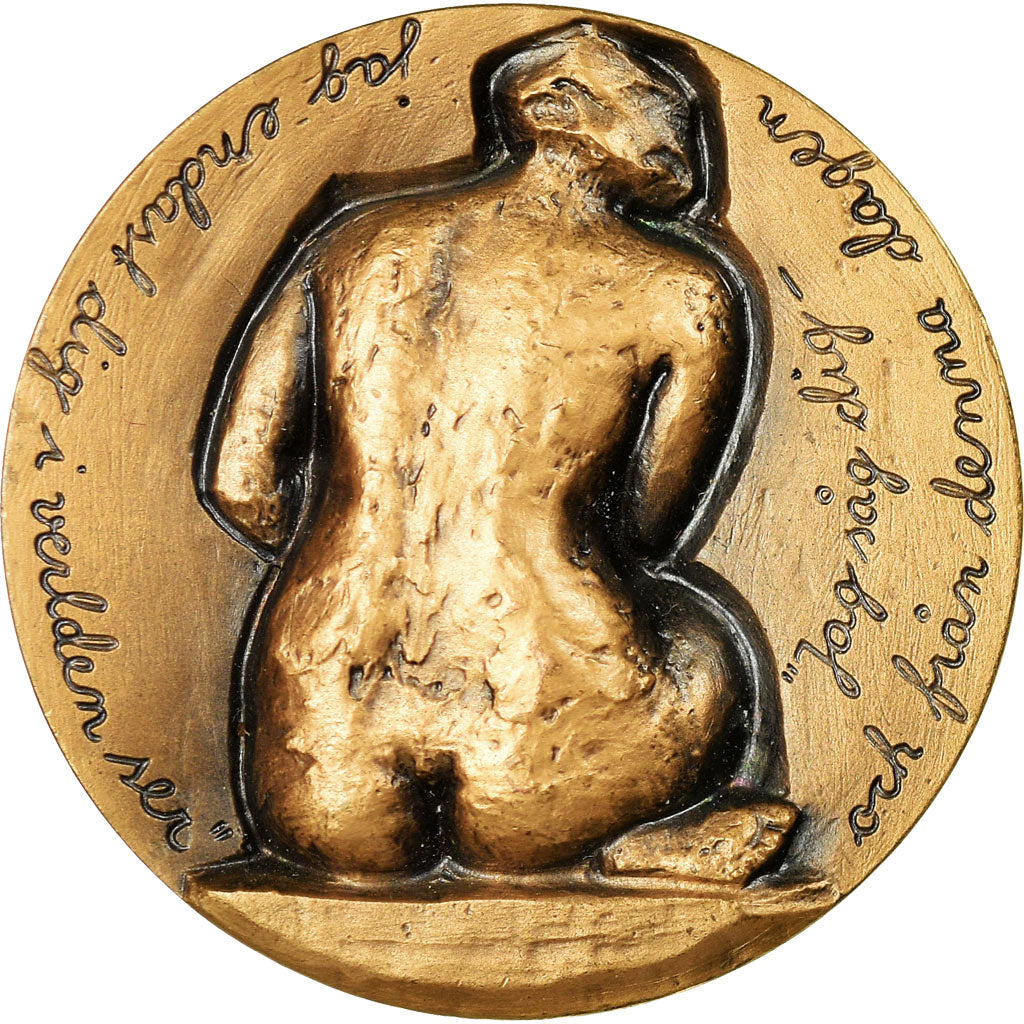 Suecia, medalla, Johan Henric Kellgren, Arts & Culture, SC, Bronce