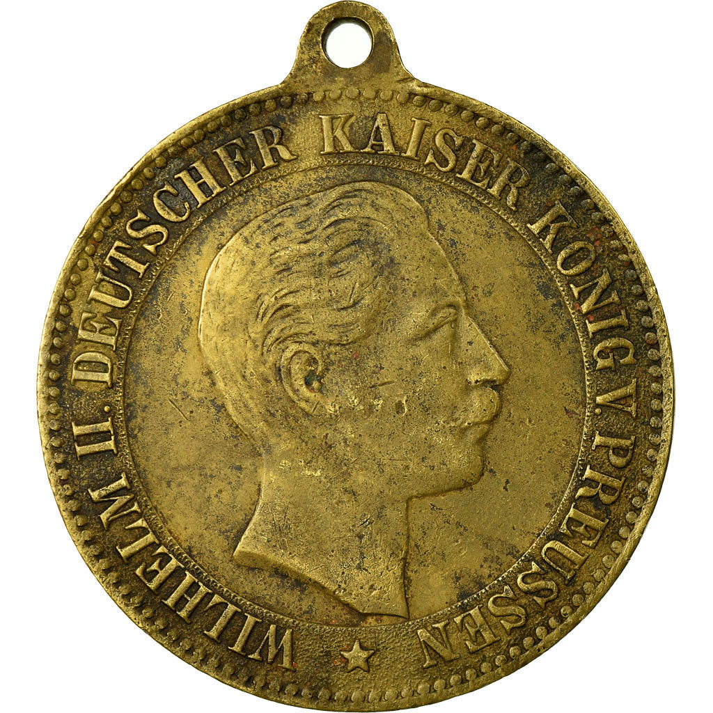 Germany, Medal, Friedrich, Wilhelm II, Rois de Prusse, EF(40-45), Bronze