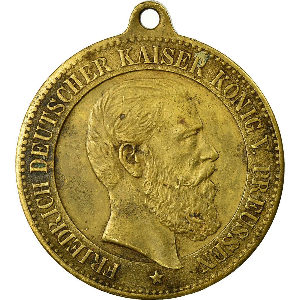 Germany, Medal, Friedrich, Wilhelm II, Rois de Prusse, EF(40-45), Bronze