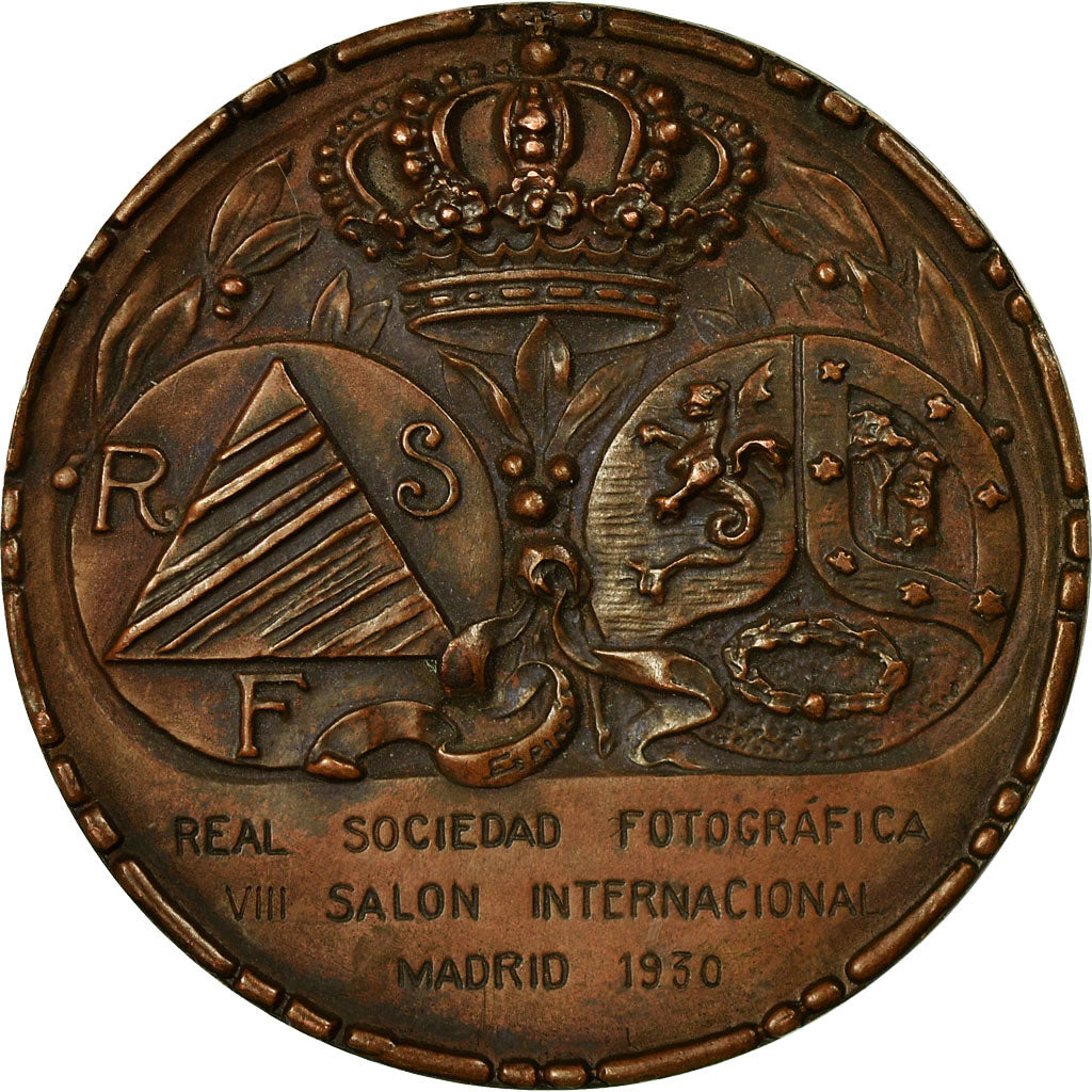 Spain, Medal, Real Sociedad Fotografica VIII Salon Internacional, Madrid, 1930