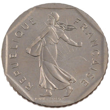 FRANCE, 2 Francs, 1988, AU(55-58), Nickel, Gadoury #547, 7.46