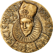 Szwecja, Medal, Sigismund R.S, Historia, Undated, Wattenberg, MS(65-70), Bronze