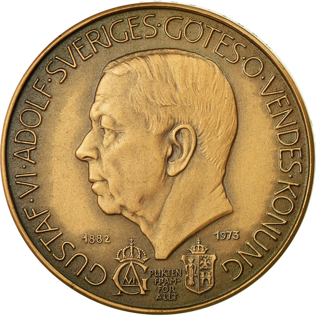 Sweden, Medal, Carl XVI Gustaf, 1973, MS(63), Bronze
