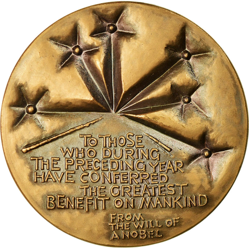 Germany, Medal, Heinrich Böll, Prix Nobel de Littérature, 1972, MS(63), Bronze