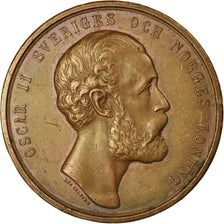 Sweden, Medal, Oscar II, Priseelöning, History, Ahlborn, EF(40-45), Copper
